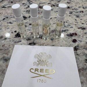 Creed Women's Skincare Vial Set - Gold and White